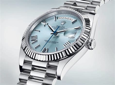 rolex oyster day date blue|rolex oyster day date 40.